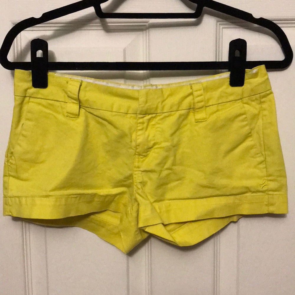 Yellow shorts